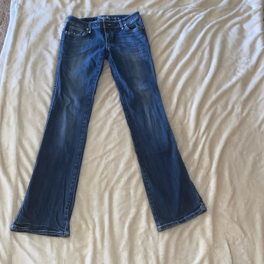 Wrangler Rock 47 jeans, size 3/4, 34 length. SOLD
